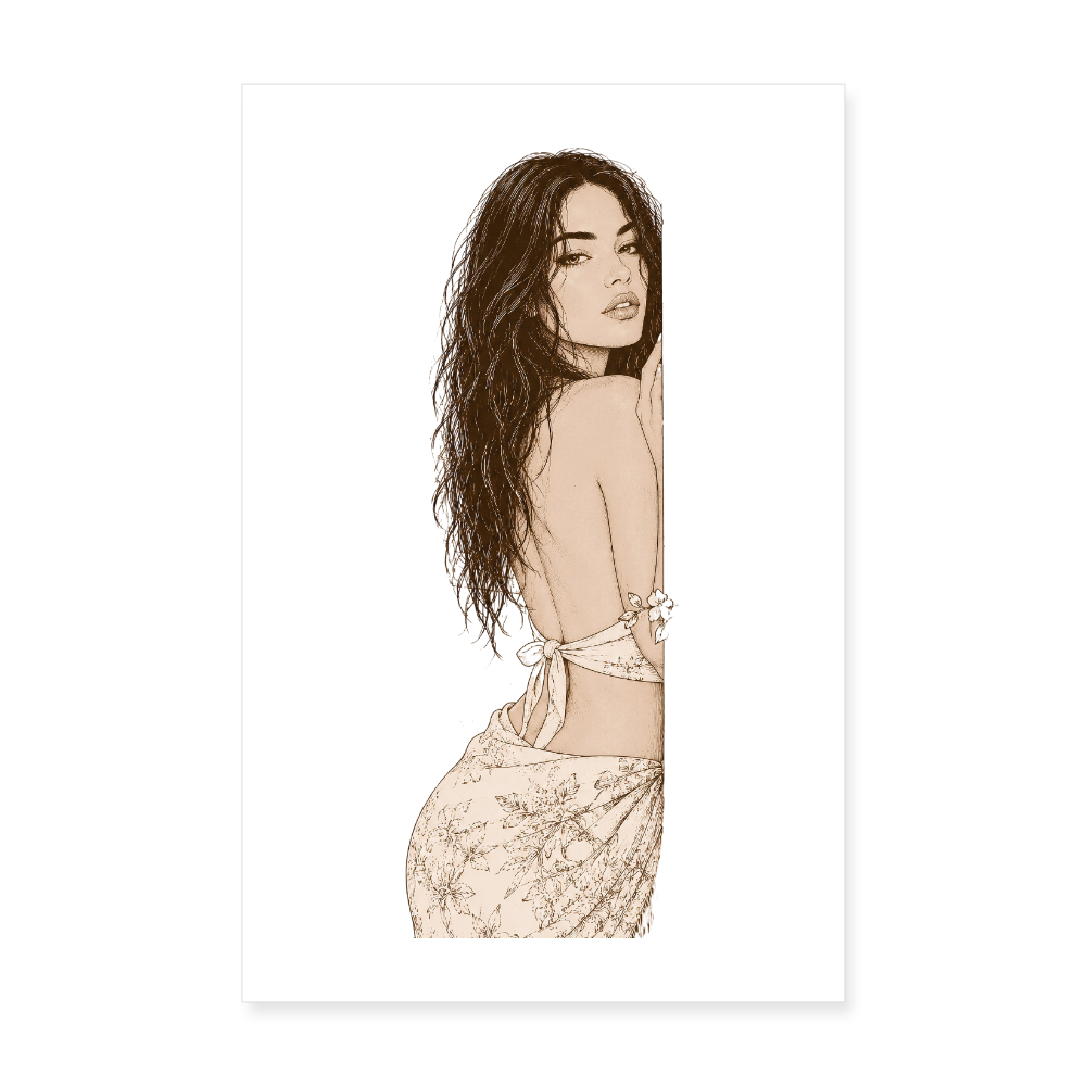Poster 8" x 12" (20x30 cm) - white