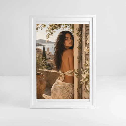 BELLA RIVIERA (49 × 69 cm) - white