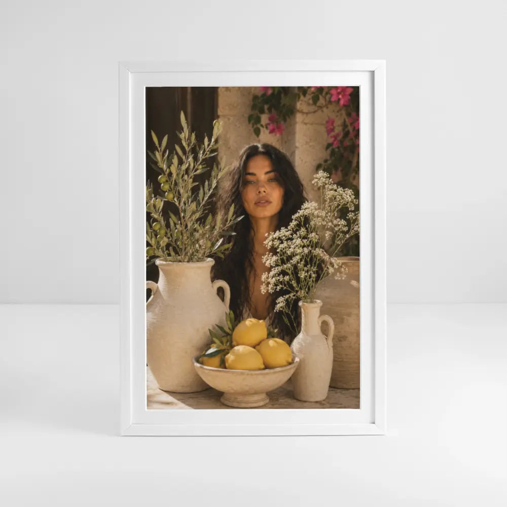 LIMONCELLO MUSE (49 × 69 cm) - white