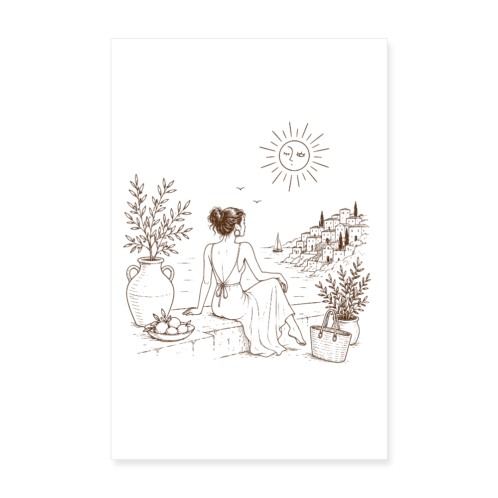 Poster 8" x 12" (20x30 cm) - white