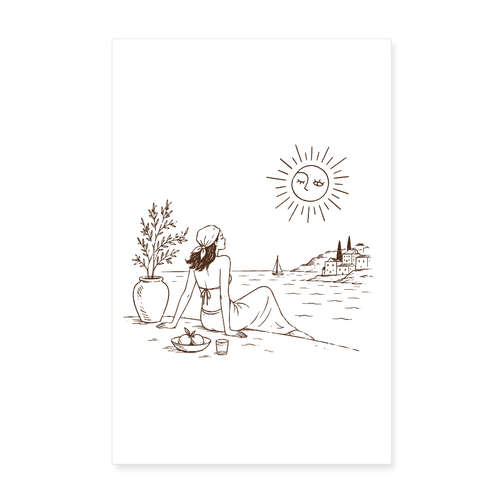 Poster 8" x 12" (20x30 cm) - white