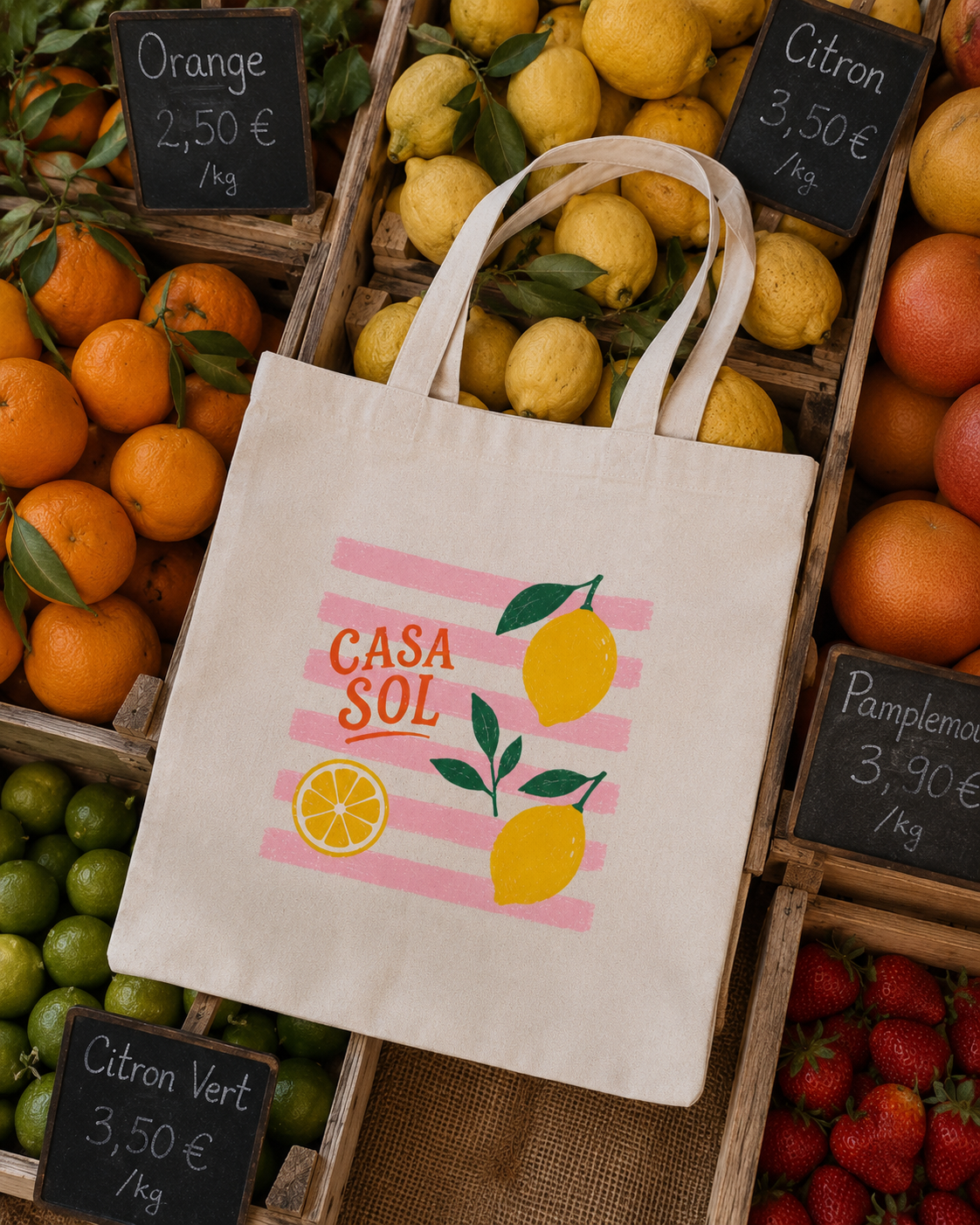 Limone Rosa Tote Spreadconnect